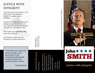 judicial brochure template